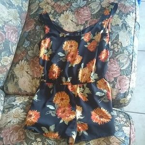 Floral romper from Forever 21. Size small